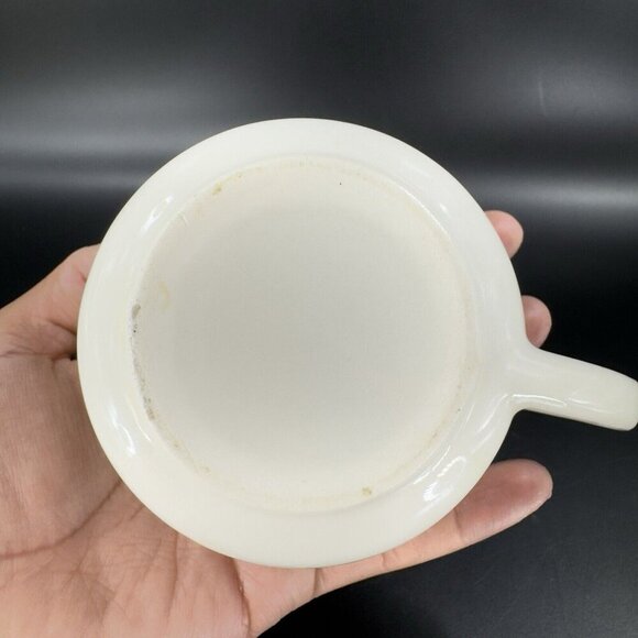 Royal Colonial Homestead Creamer Silhouette and Sample Green and White Ceramic - Picture 11 of 15